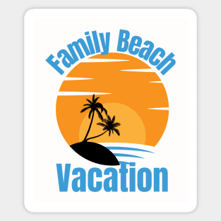 Family Beach Sticker